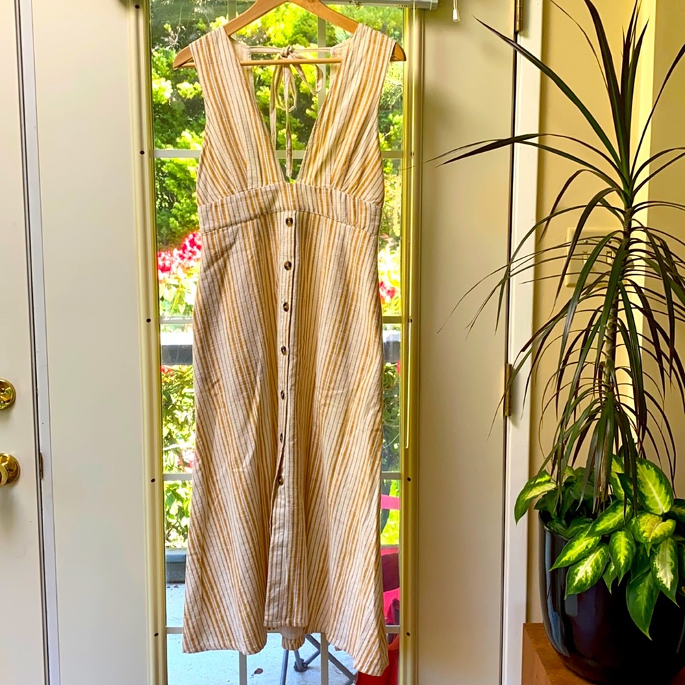 Linen Summer Dress Sz 4
